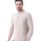 100% Cashmere Woven Half Zip