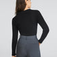 Slim Fitted Rib Polo Sweater
