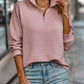 Modern quarter-zip pullover – stylish and lightweight for any occasion