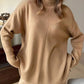 Loose Casual Sweater & Soft Pant 2 Piece Lounge Set