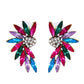 Dazzling Zirconia Heart Wing Earrings - A Touch of Glamour for Any Occasion