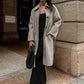 Loose Wool Coat With Belt