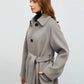 Loose Wool Coat With Belt