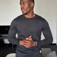 Crew neck Long Sleeve Cotton T-Shirt