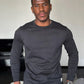 Crew neck Long Sleeve Cotton T-Shirt