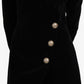 Slim Fit Velvet Suit Dress