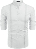 Embroidered Guayabera Linen Shirt (US Only)