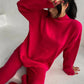 Loose Casual Sweater & Soft Pant 2 Piece Lounge Set