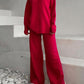 Loose Casual Sweater & Soft Pant 2 Piece Lounge Set