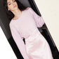 Cable Knit Cropped Loose Crewneck Long Sleeve Sweater