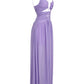 Simple Tulle Hollow Long Dress
