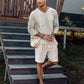 Cotton Linen Style Beach Shirt