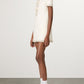 Embellished Mint Wool-Crepe Mini Dress