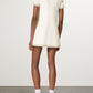 Embellished Mint Wool-Crepe Mini Dress