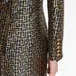 Printed Jacquard Suit Dress