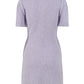 Elegant Vintage Tweed Mini Dress