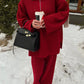 LIRA - Red zipper two-piece set