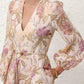Stylish Floral Print Mini Dress for Spring Events