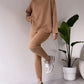 LANEA - Chic turtleneck top and slim trousers two-piece set