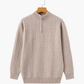 100% Cashmere Woven Half Zip