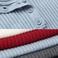 Slim Fitted Rib Polo Sweater