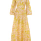 Stylish Tropical Print Maxi Dress