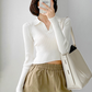 Lapel Knit Sweater