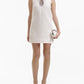 Sequin Embellished Shift Dress with Keyhole Detail
