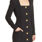 Square Neck Button Down Dress