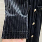 Elegant Midi Dress with Gold Buttons