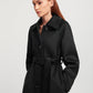 Loose Wool Coat With Belt