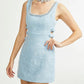 Sequined Mini Dress with Bow Details