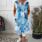 Elina™ Colorful, relaxed, long floral top
