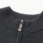 100% Cashmere Ribbed Half Zip