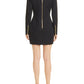 Square Neck Button Down Dress
