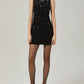 Beaded Cocktail Dress with Crystal Detailing
