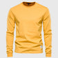Crew neck Long Sleeve Cotton T-Shirt
