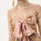 Tulle Lace Floral Maxi Dress