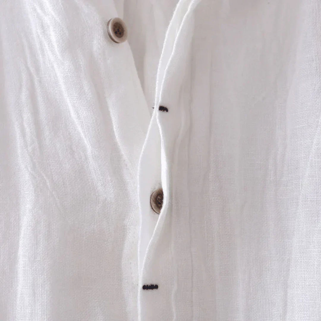 Vincent | Aesthetic Linen Polo Shirt