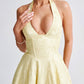 Resort Style Waisted Sleeveless Dress
