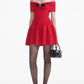 Bow Off-the-shoulder Mini Dress