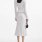 Ruffle Hem Knit Dress