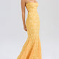 Lace Jacquard Tie-wrap Backless Maxi Dresses