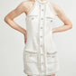 Tweed Halter Mini Dress