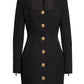 Square Neck Button Down Dress