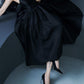 Timeless Halterneck Dress with Pearl Necklace