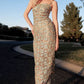 Halterneck Midi Dress with Intricate Crochet Detailing