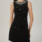 Beaded Cocktail Dress with Crystal Detailing