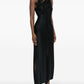 Asymmetrical Beaded Maxi Dress