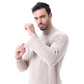 100% Cashmere Woven Half Zip
